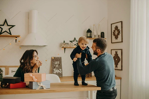 Luxury Rigid Magnetic Closure Gift Box With Dual Ribbons